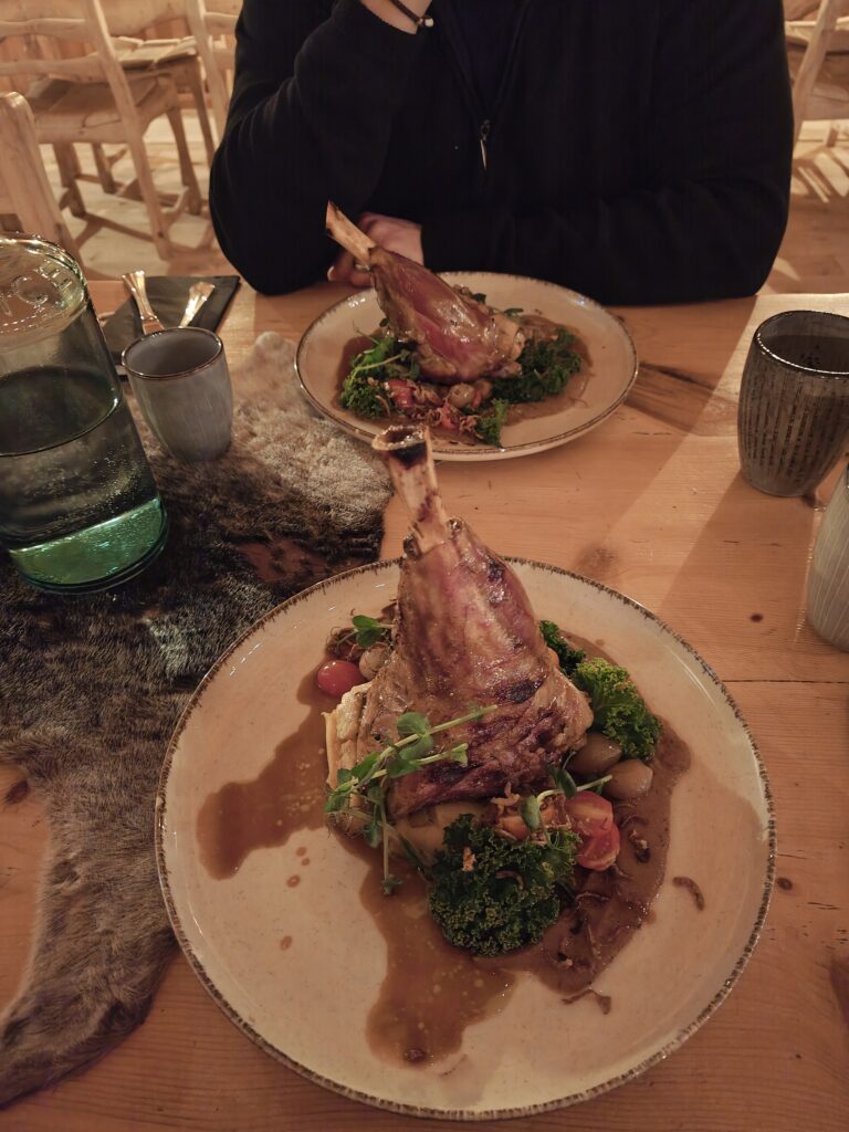 Gegessen wie Vikinger im Ingólfsskáli Viking Restaurant in Ölfus